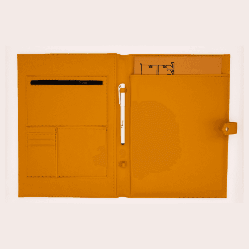 Harmony Vida - PU Organise A4 Folder - Orange 