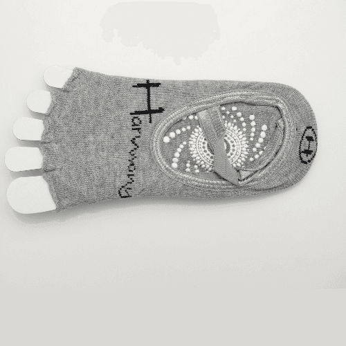Harmony Vida - Toeless Socks-Grey