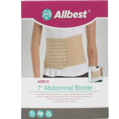 Allbest 9" Abdominal Binder Aeb 017 M