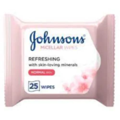 Johnson Facial Micellar Wipes Fragrance Free 25 Pcs