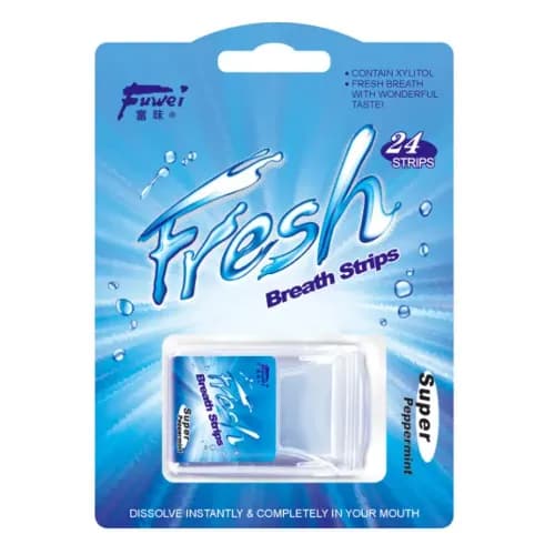 Fresh Breath Strips Super Peppermint