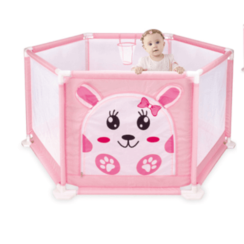 Children Safety Fence Pink