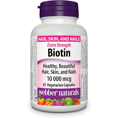 Webber Naturals Biotin 10000 Mcg Capsules - 45'S