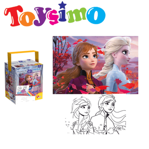 24 Pieces 2 In 1 Disney Frozen Puzzle