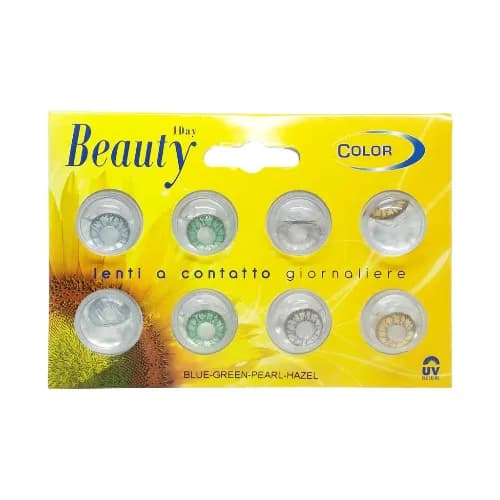 Beauty Daily Color Lenses Mix (Box Of 8,plano)