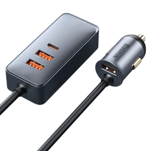 Green Multi Port Fast Car Charger 120w