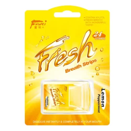 Fresh Breath Strips Lemon