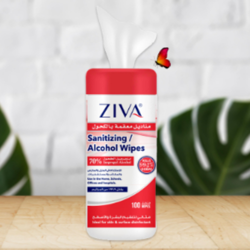 ZIVA SANITIZING/ALCOHOL WIPES 100'S