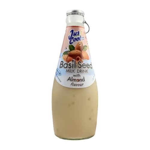 Jus Cool Basil Seed Milk Drink Almond 300 Ml