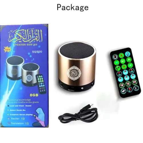 Remote Control Bluetooth Quran Speaker Sq200(Small)