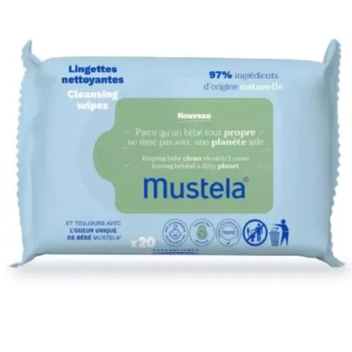 Mustela Cleansing Wipes 20,S