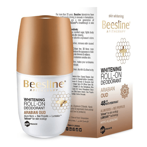 Beesline Whitening Deo Roll On Arabian Oud 50 Ml