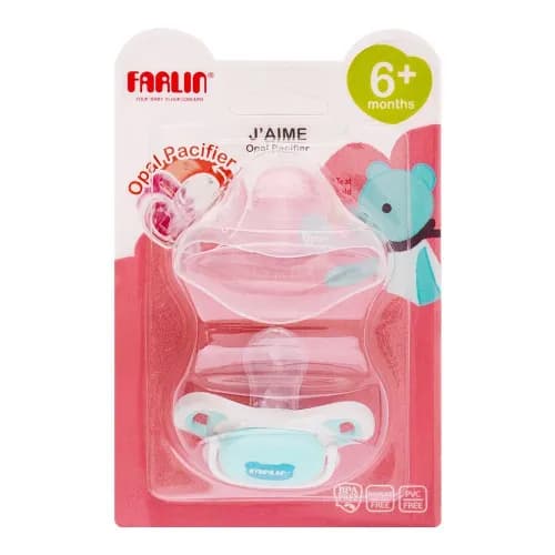 Farlin Opal Pacifier Pink 6M+ Opl-02