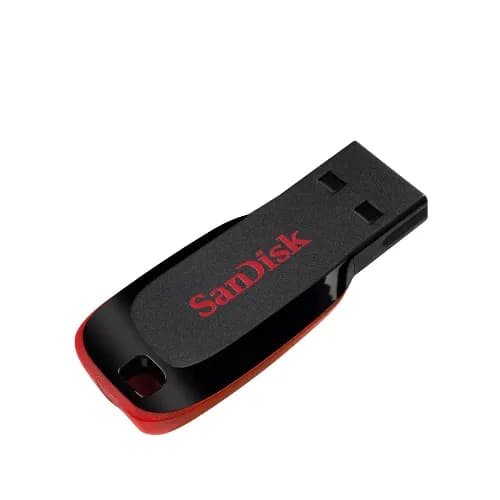 Sandisk Cruzer Blade Usb Flash Drive 32 Gb Usb Type-A 2.0 Black & Red