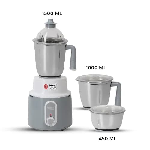 Russell Hobbs Mixer Grinder 750W Delight with 3 Piece Stainless Steel Jars - MG42506