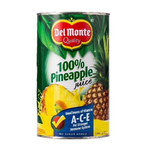 Del Monte Pineapple Juice Unsweetened 1.36L