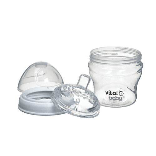 Vital Baby Nurture Breast Like Feeding Bottles 150Ml 2Pk 0 Months+