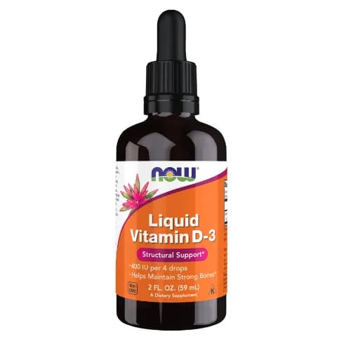 Now Liquid Vitamin D3 400 Iu