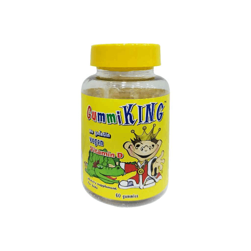 Gummi King Vit-D No Gelatin Vegan Gummies, 60 Gummies