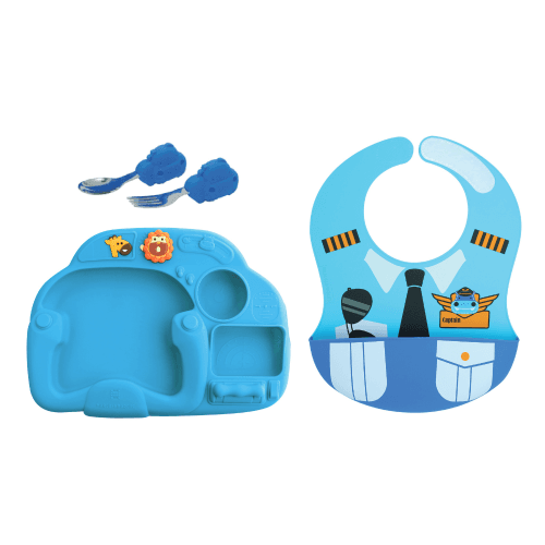 Marcus N Marcus Creativplate Toddler Meal Time Set Little Pilot Lucas