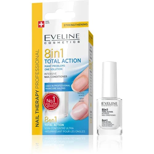 Eveline 8 In 1 Total Action Nail Condi.12 Ml3513