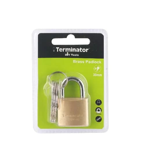 Terminator Brass Padlock