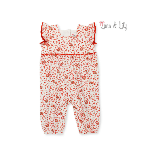 Luna & Lily Baby Sleeveless Romper Flower 6 - 9 M