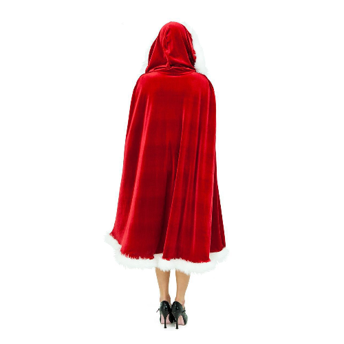 Santa Claus Hooded Cape 60Cm (2-4Years)