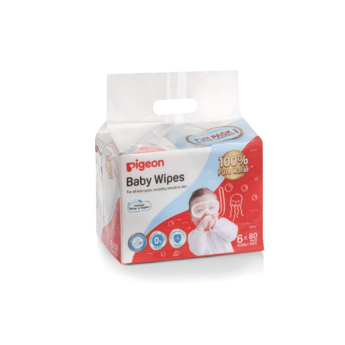 Pigeon Pure Water Baby Wipes 80 Sheets