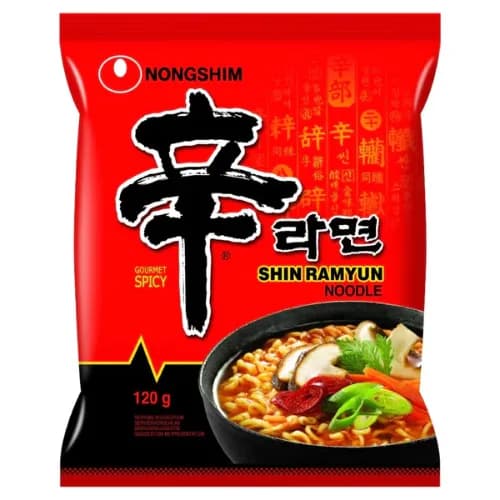 Nongshim Shin Ramyun Noodle Soup Spicy 120g