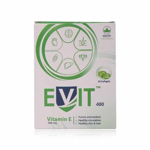 Geltec E-Vit 400Mg Capsules 30'S  