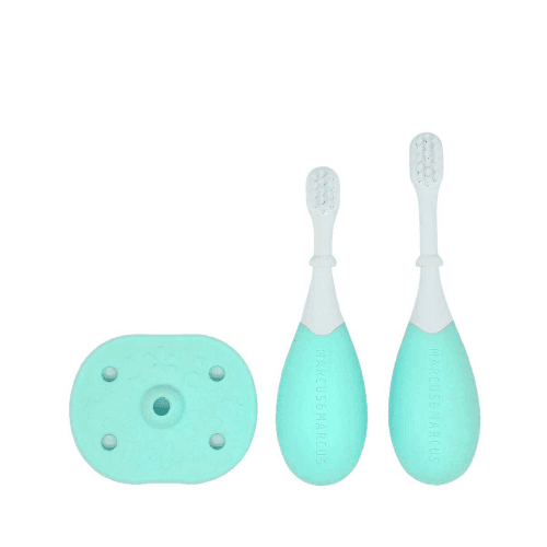 Marcus N Marcus Palm Grasp Toddler Training Toothbrush Blue