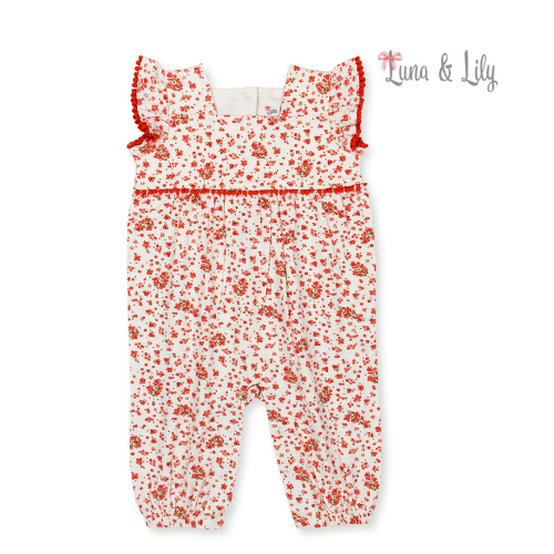 Luna & Lily Baby Sleeveless Romper Flower 0 - 3 M (Buy 1 Get 1 Free)