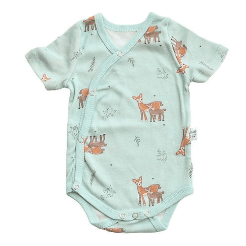 Tickle Tickle Dasher Organic Kimono Style Bodysuit 6-12 Months (Buy 1 Get 1 Free)