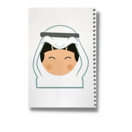 Notebook (Qatari Face boy) - Meem Stationary