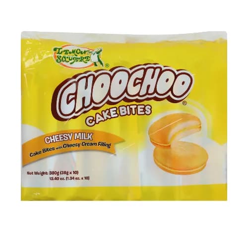 Lemon Square ChooChoo Cheesy Milk Cake Bites 10 x 38 G