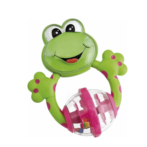 Chicco Fun Teething Rattles Frog Nursery Toy