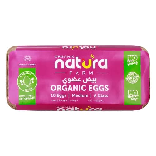 Natura Farm Organic Eggs Medium 10 Pcs