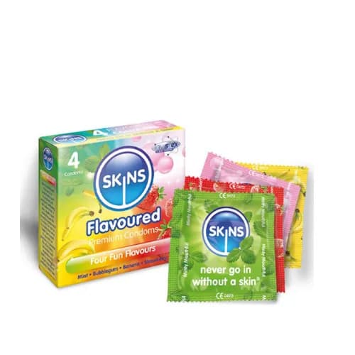 Skins Flavours Condoms 4 S