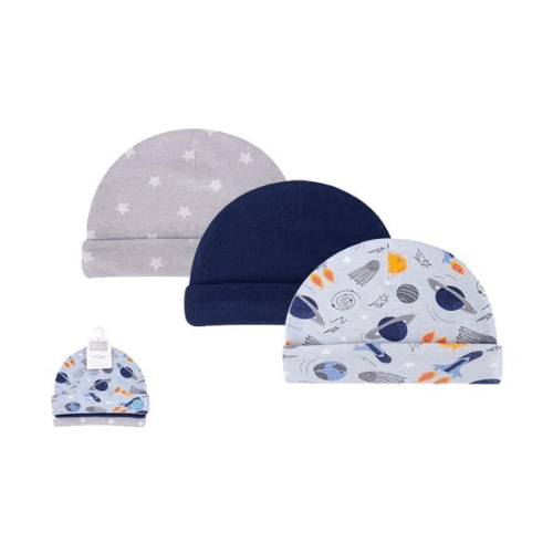 Hudson Baby Cap 3Pcs Set - 2 (Buy 1 Get 1 Free)