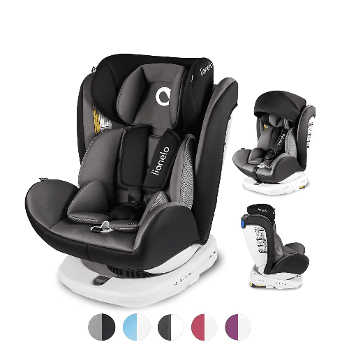 Lionelo Bastiaan 360 Baby Car Seat Grey White Base (Buy 1 Get 1 Free)
