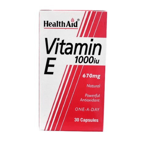 Health Aid Vit E 1000Iu Cap 30'S