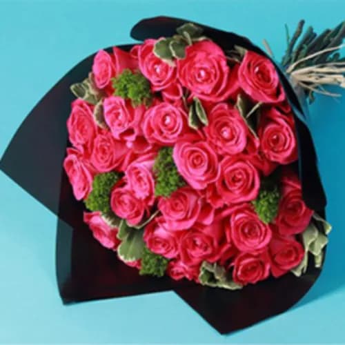 Stylish Red Roses Bouquet No.4685
