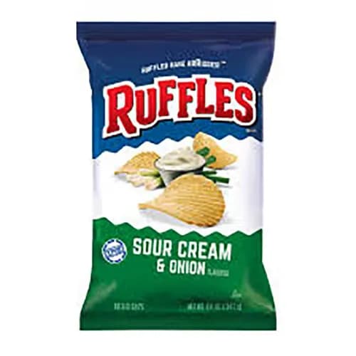 Ruffles Sour Cream & Onion Chips, 184G