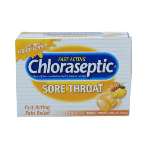 Chloraseptic Lozenges Honey Lemon 18 S