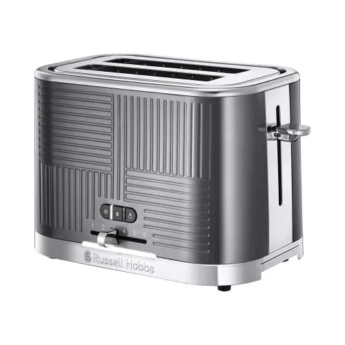 RUSSELL HOBBS TOASTER 25250 GEO STEEL 2 SLICE