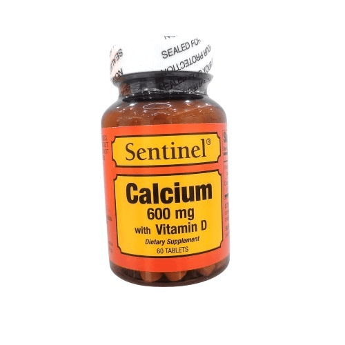 Sentinel Calcium 600Mg+Vit D 60S Tab