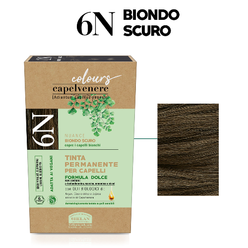 Capelvenere Permanent Hair Dye Dark Blonde 6N