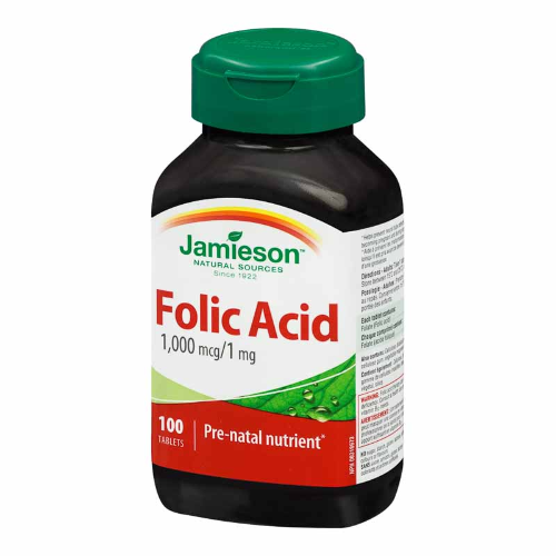 Jam Folic Acid 1000 Mcg/1 Mg Tab 100 S