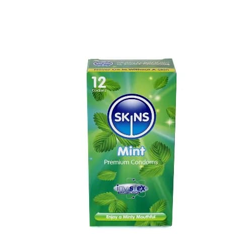 Skins Mint Flavoured Condoms 12S